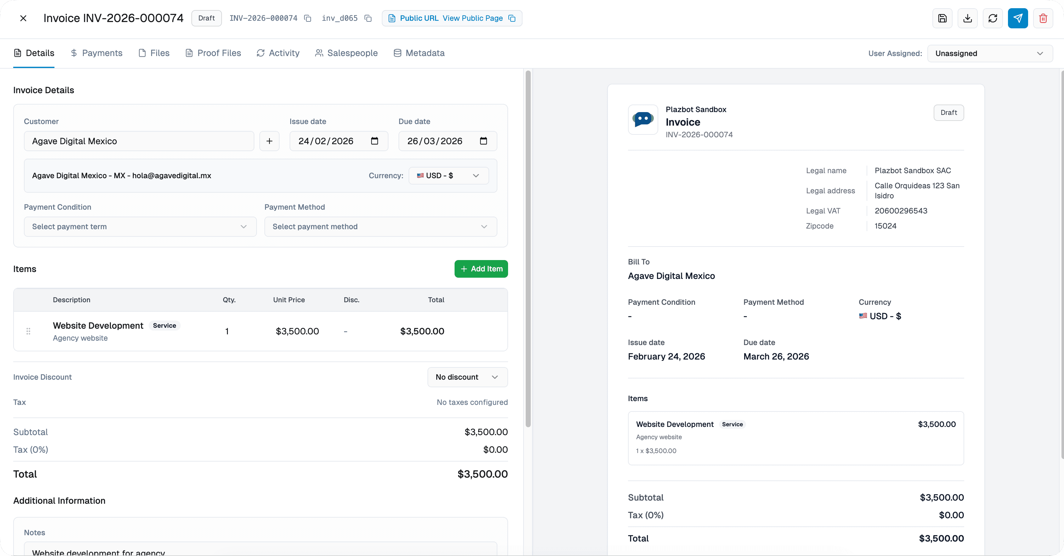 Corebill screenshot 5