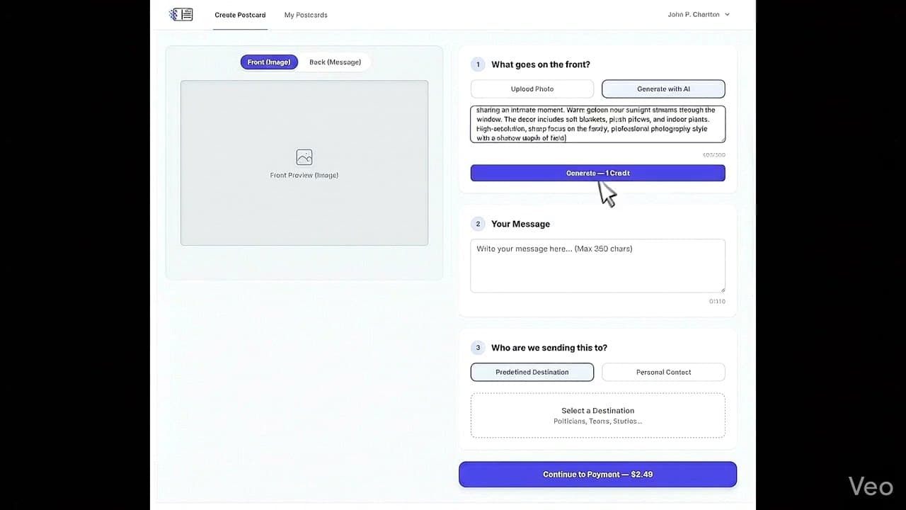 Ship a Postcard screenshot 1