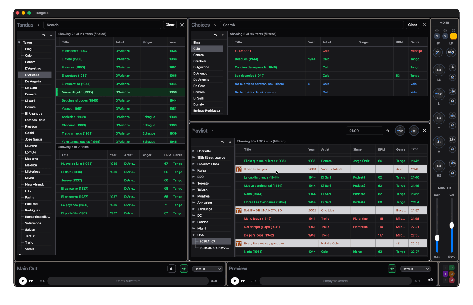 TangoDJ screenshot 2