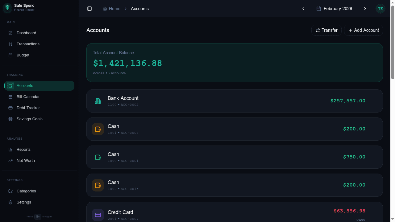 Safe Spend screenshot 2