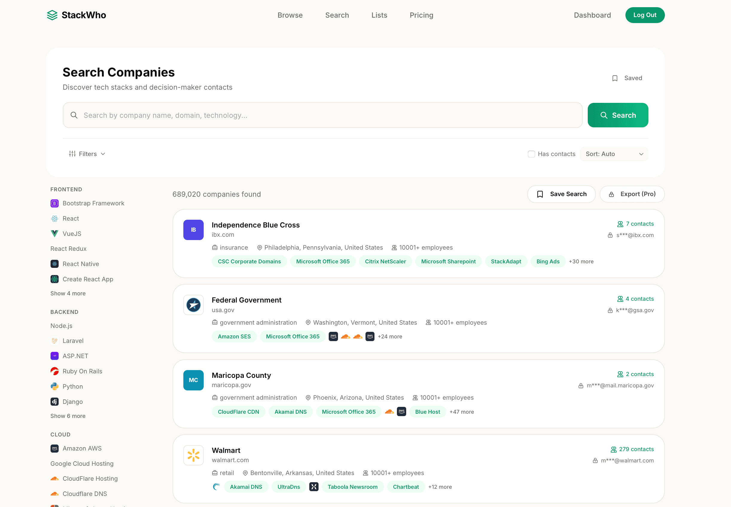 StackWho screenshot 2