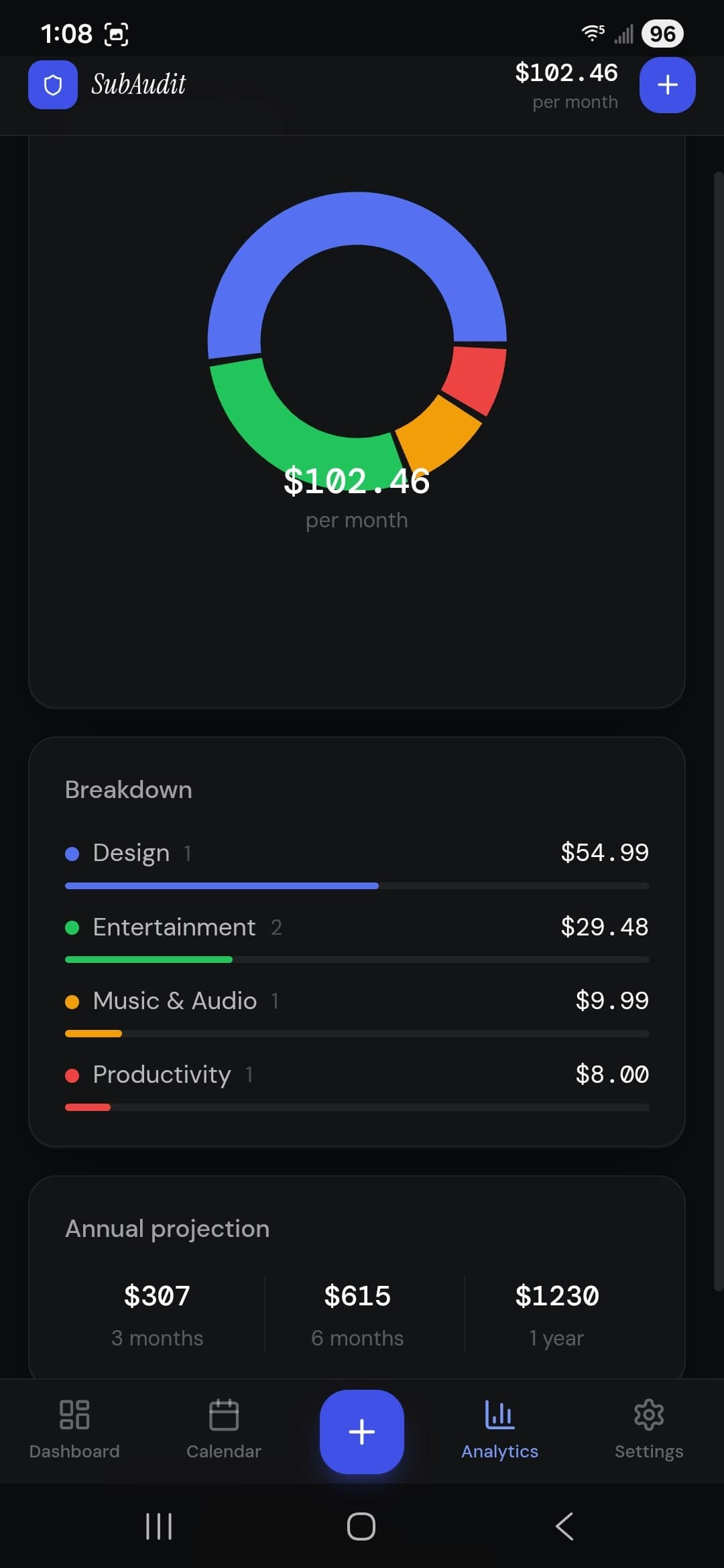 SubAudit — Know what you pay for screenshot 3