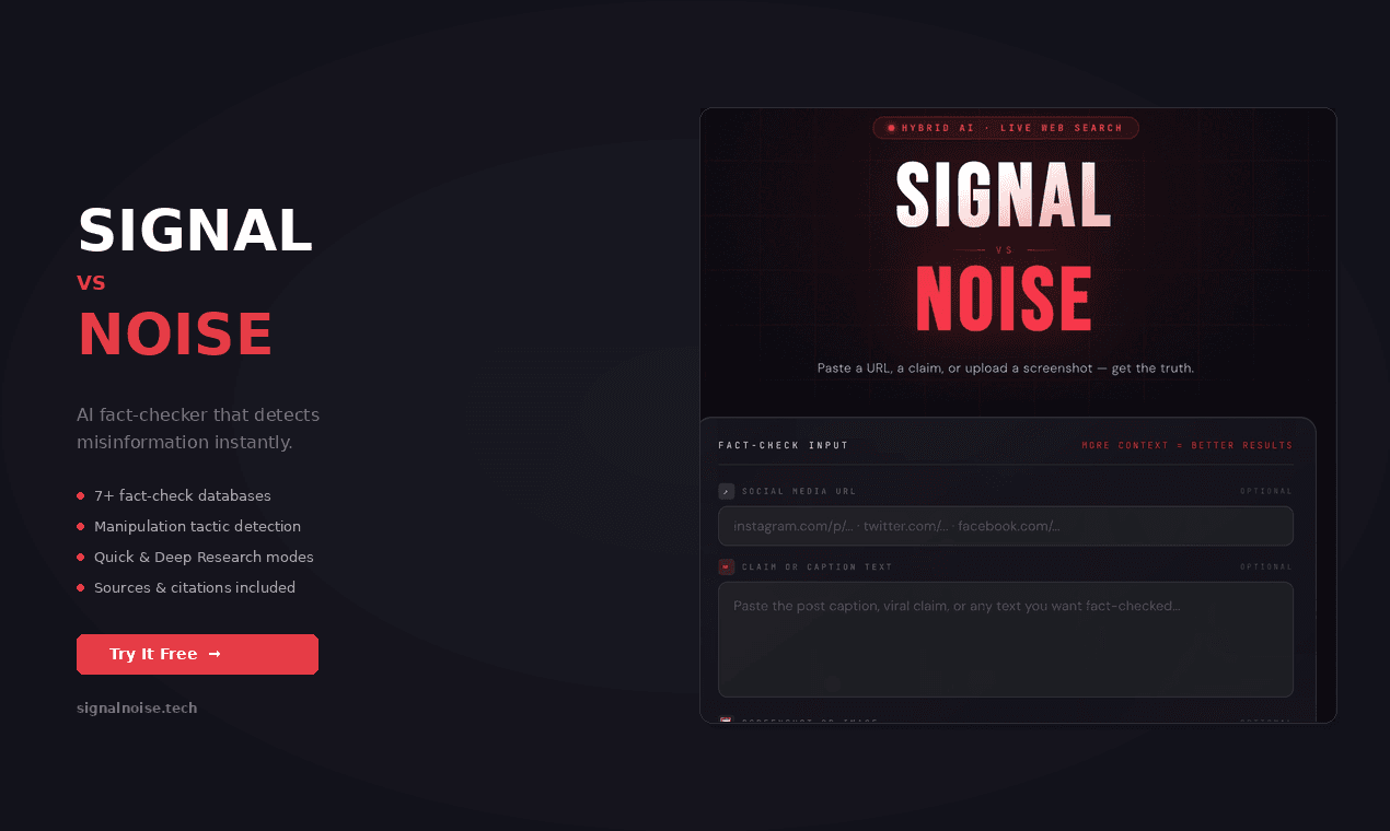 Signal vs Noise screenshot 1