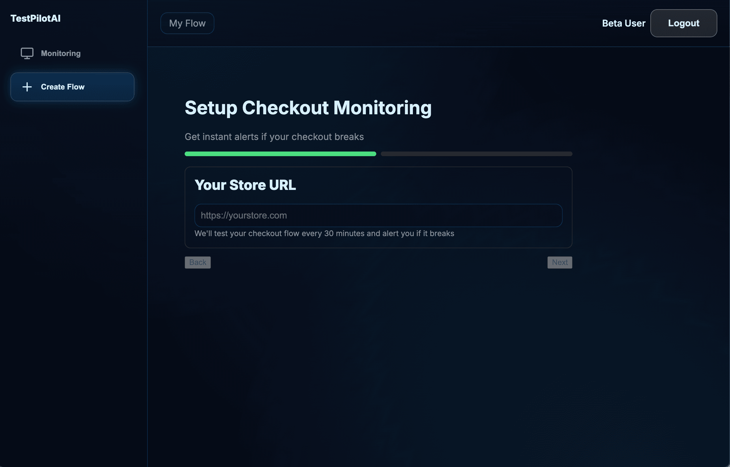 TestPilotAI screenshot 2