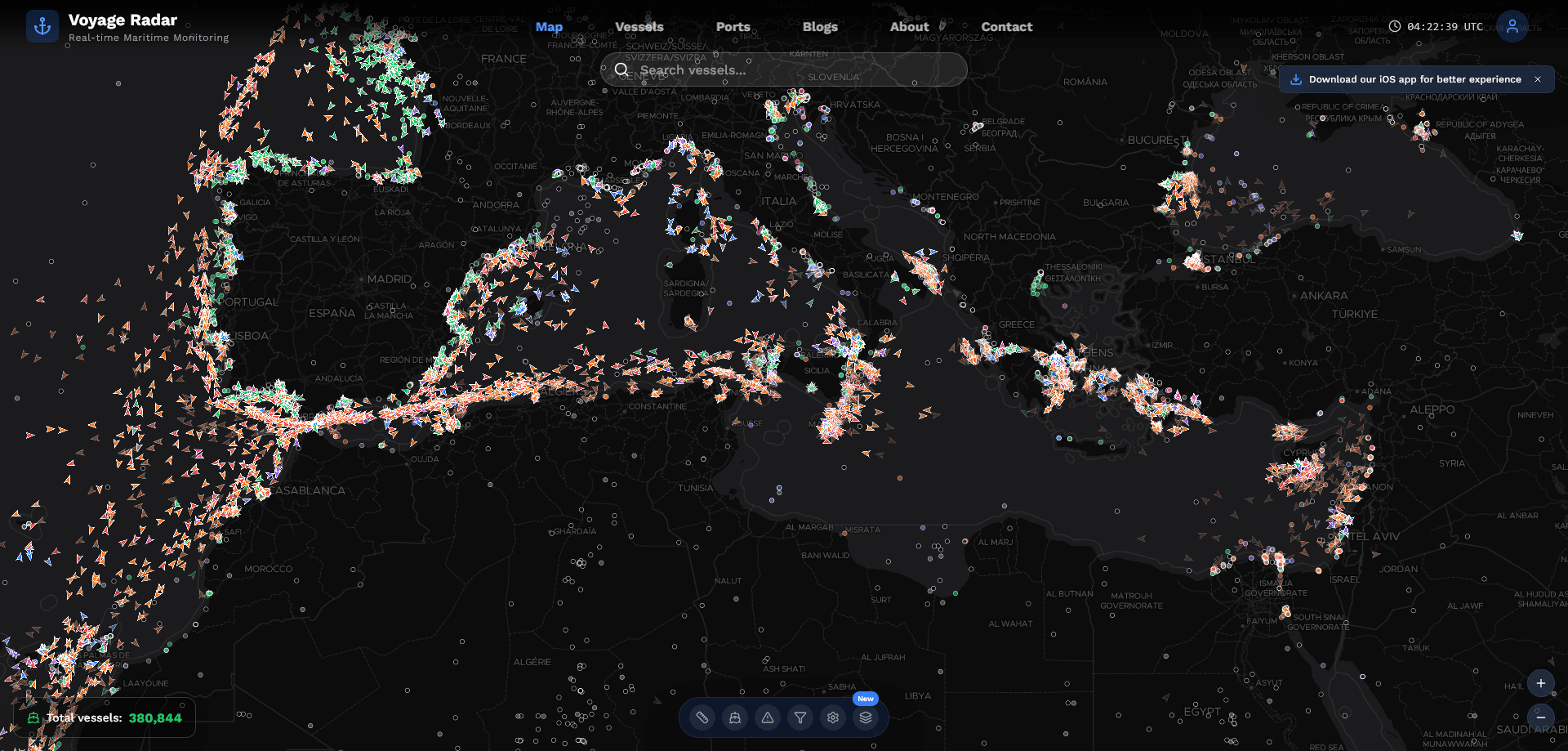 Voyage Radar screenshot 1