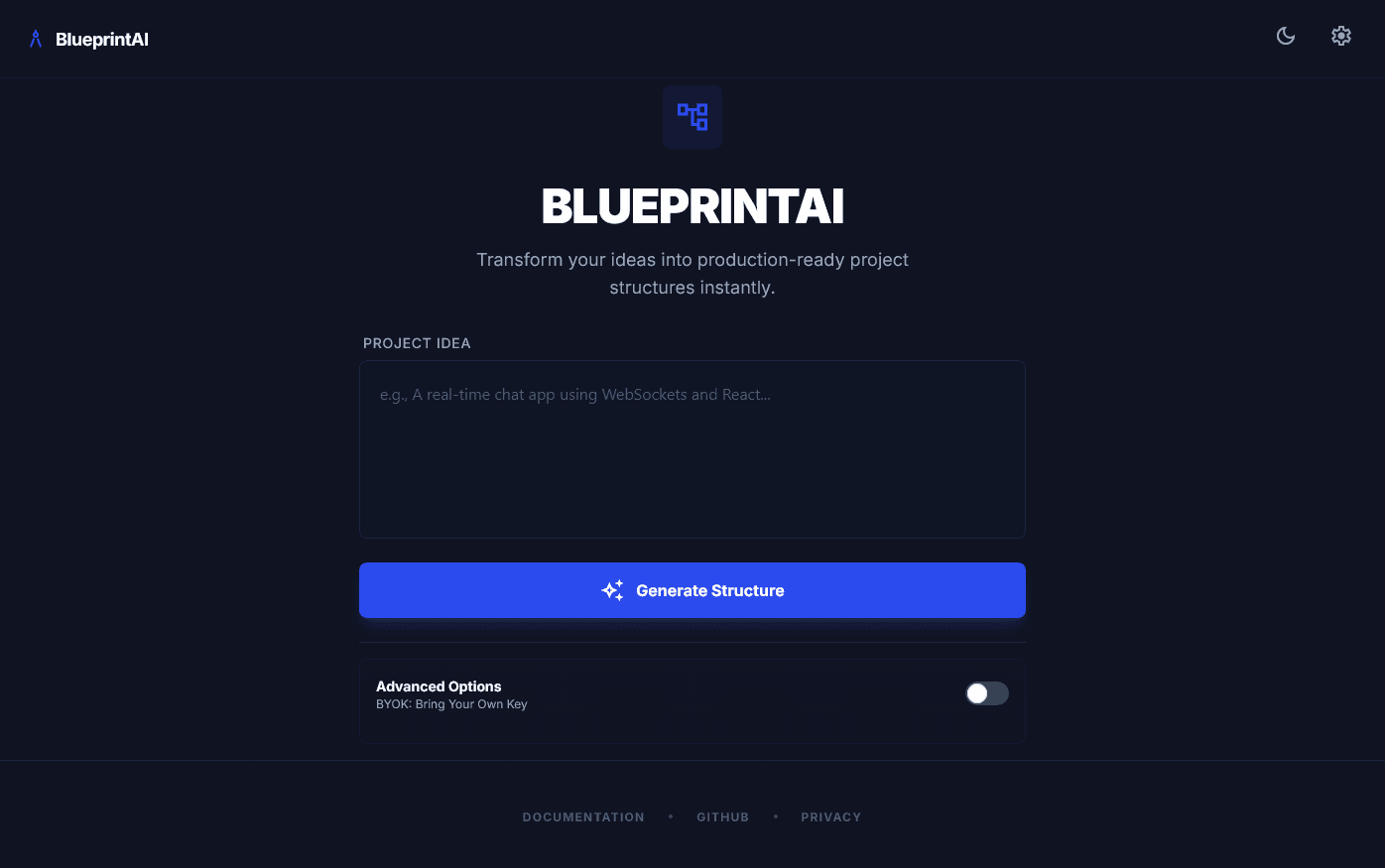 BlueprintAI screenshot 1