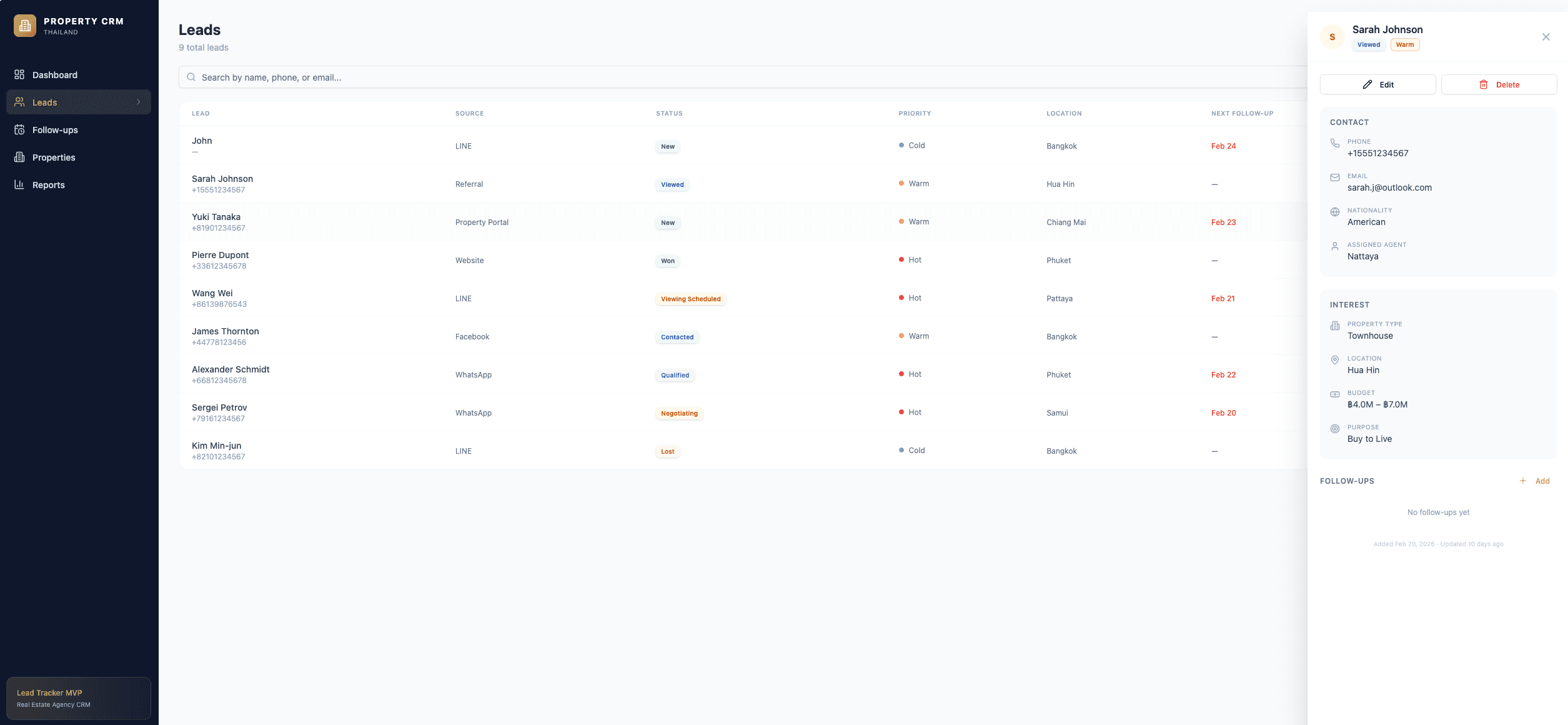 Lead Track screenshot 3