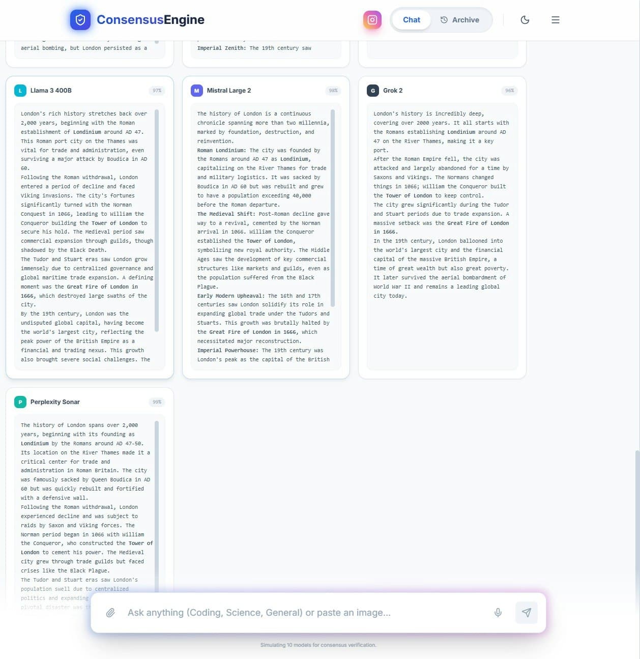 Consensus Engine screenshot 5