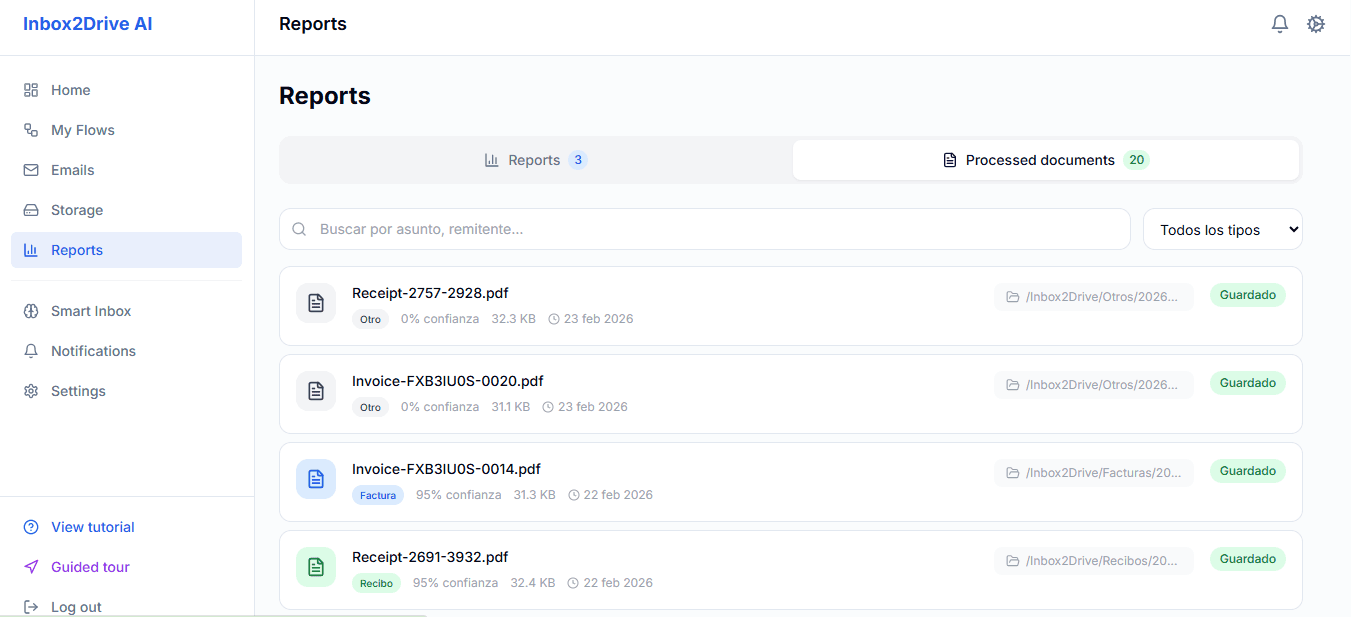 Inbox2Drive AI screenshot 3