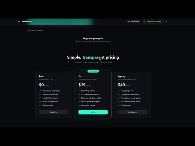 OutboundIQ screenshot 1