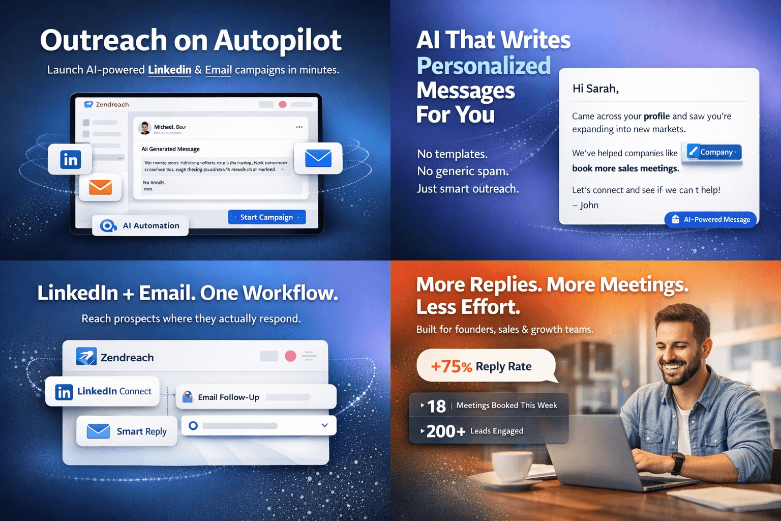 Zendreach.com screenshot 1