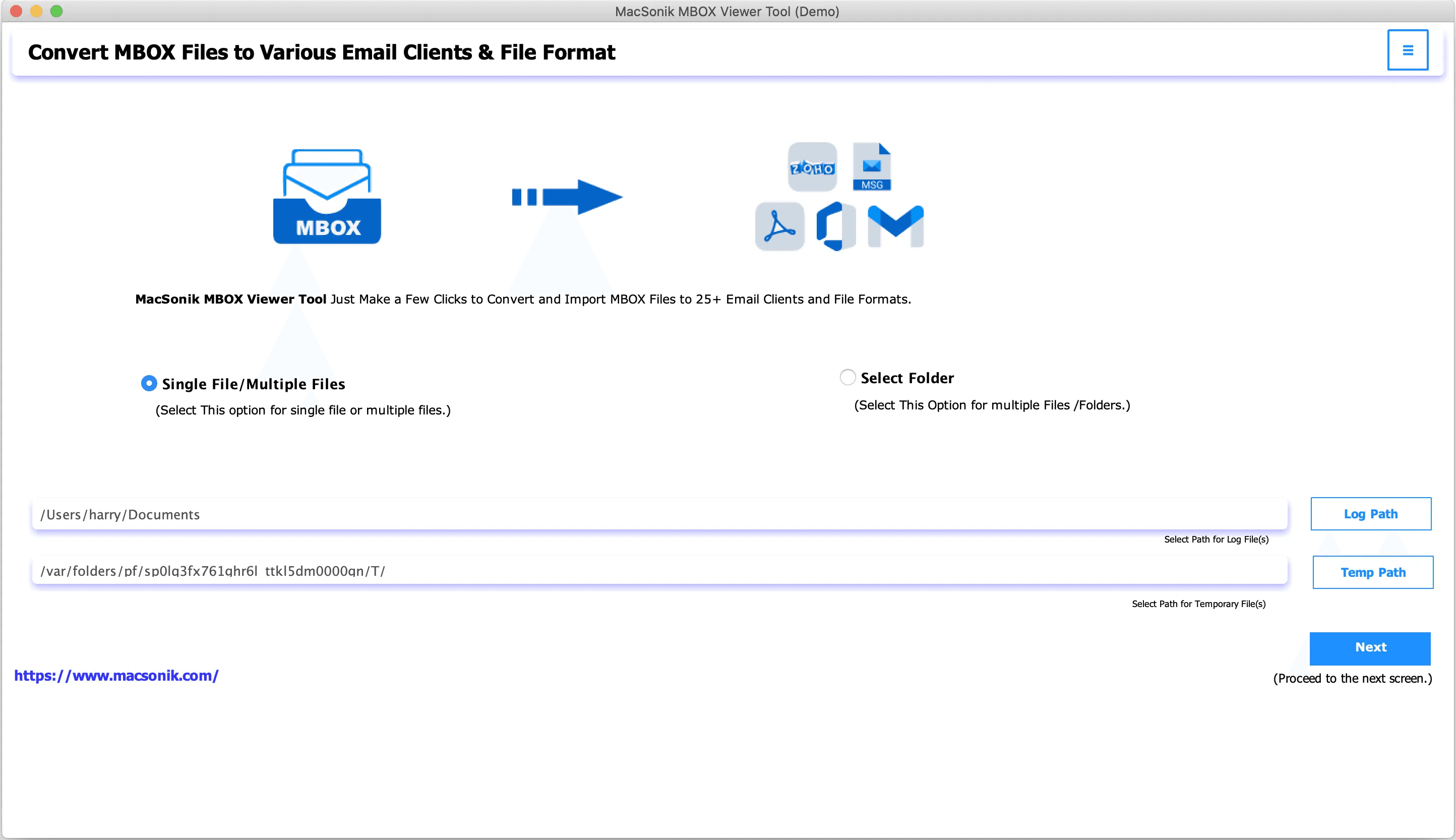 MacSonik MBOX Viewer screenshot 1