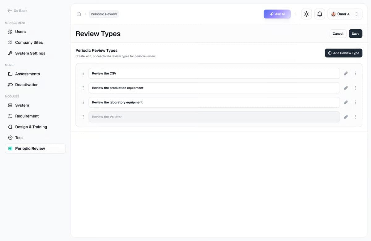 Validfor screenshot 1