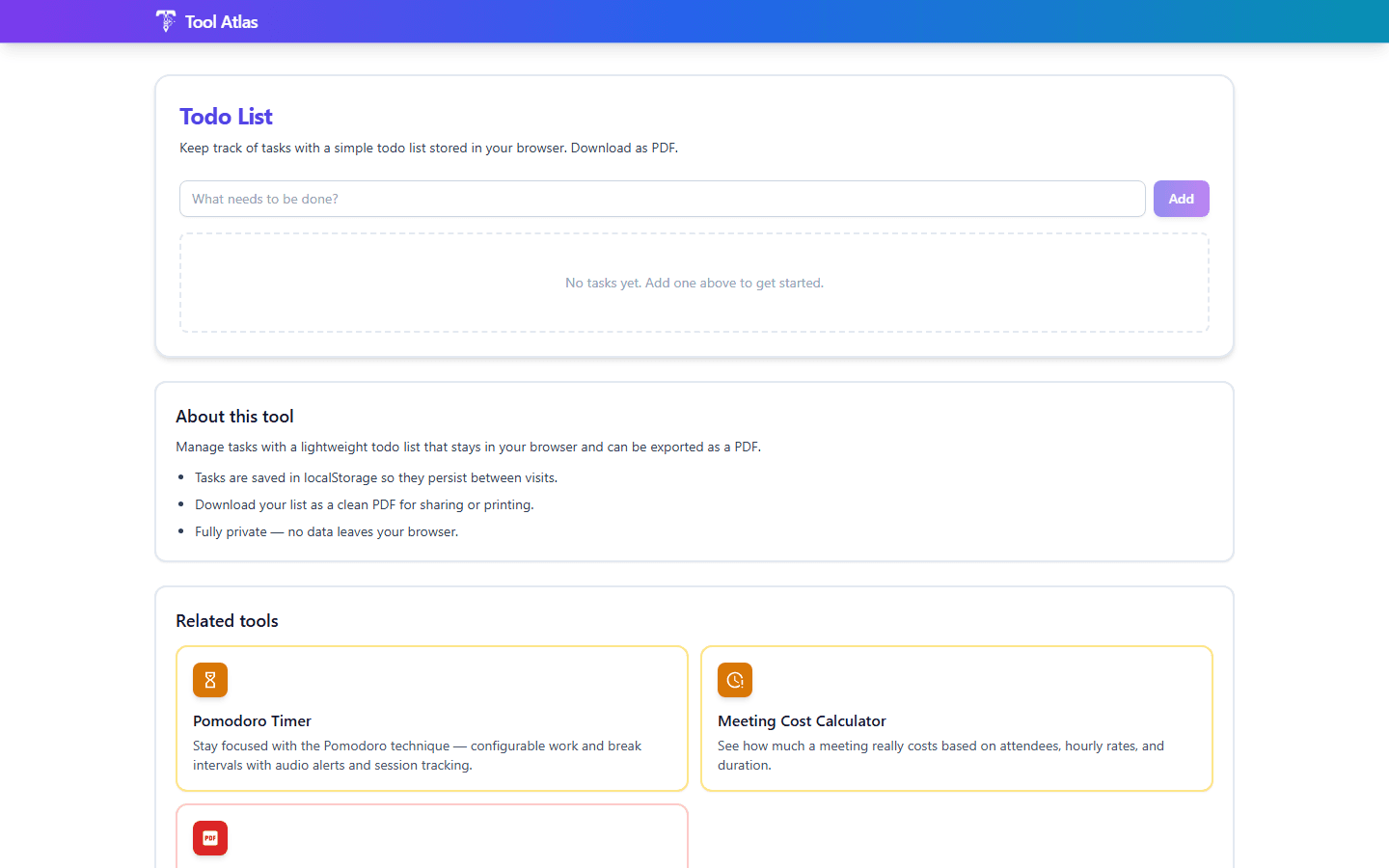 Tool Atlas: Free Online Toolbox screenshot 22