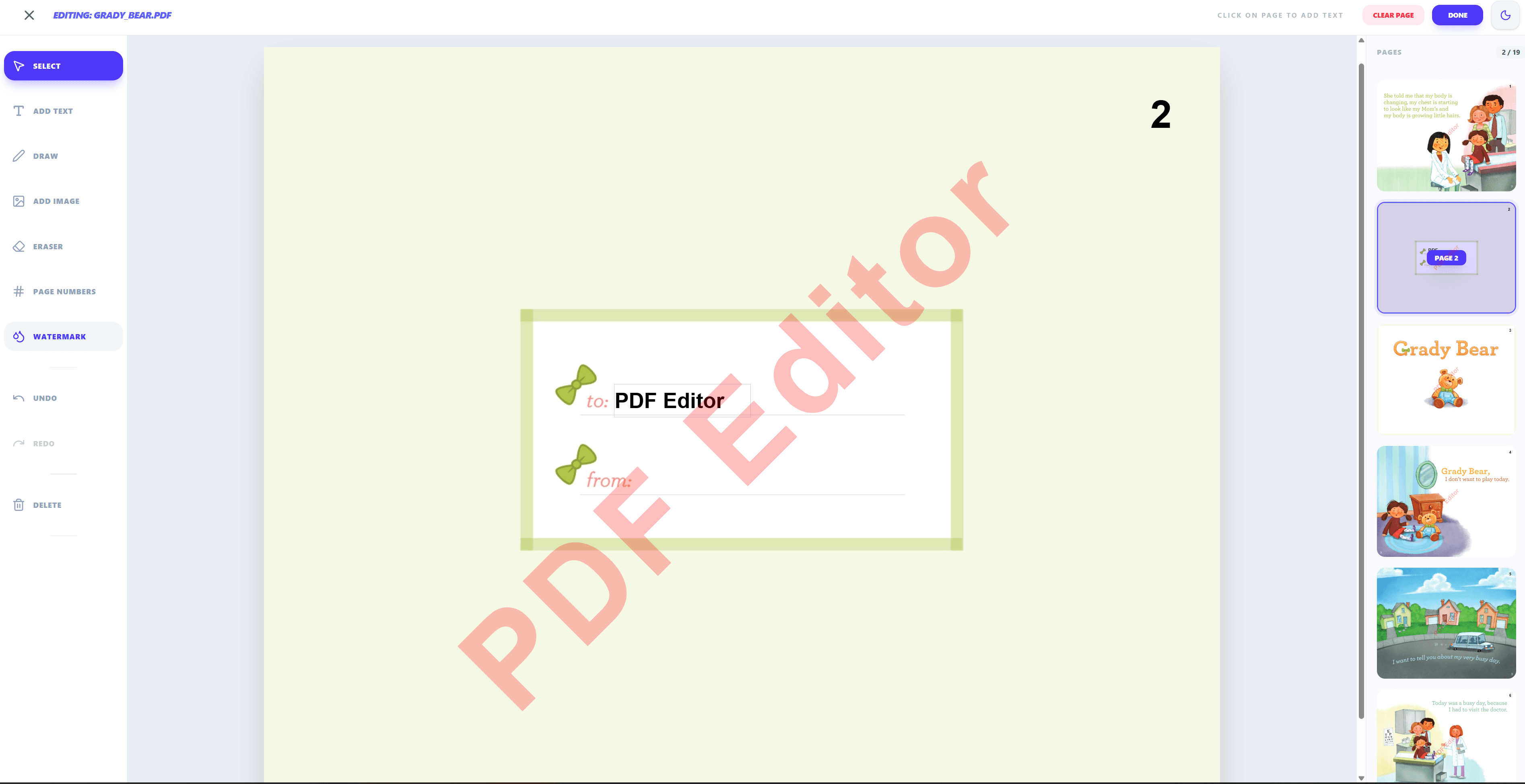 PDF Editor screenshot 12