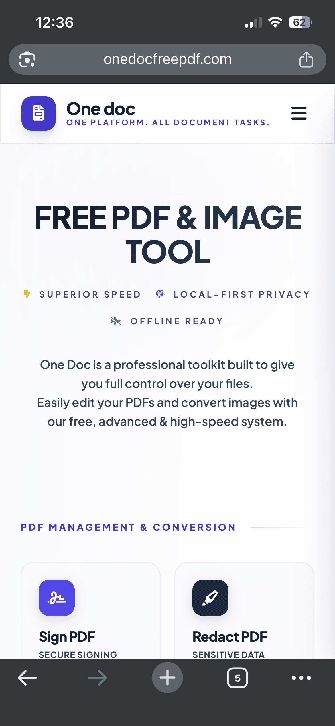 Onedocfreepdf screenshot 2