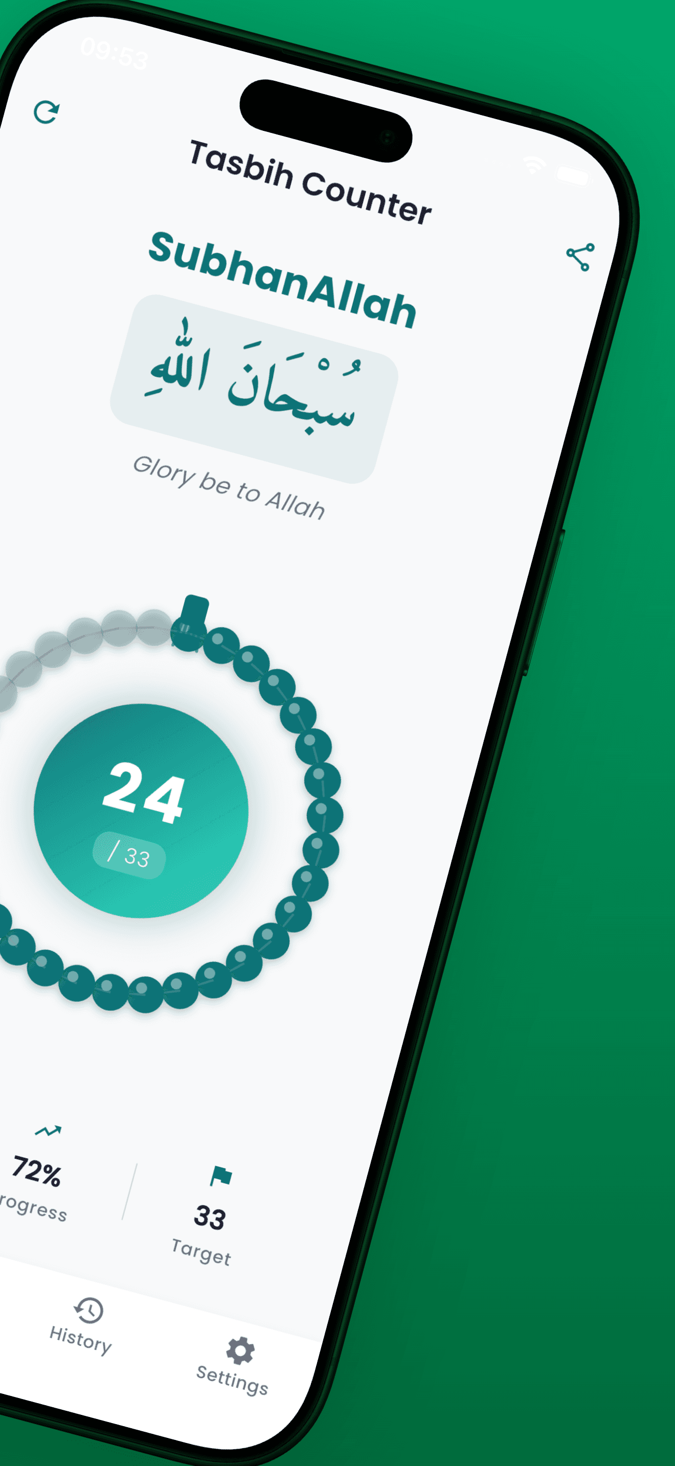 Tasbih Counter – Daily Dhikr screenshot 2