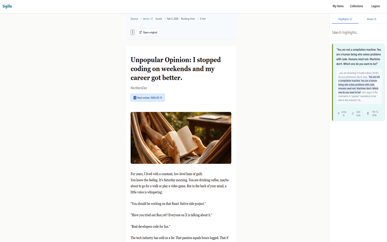 Sigilla screenshot 1