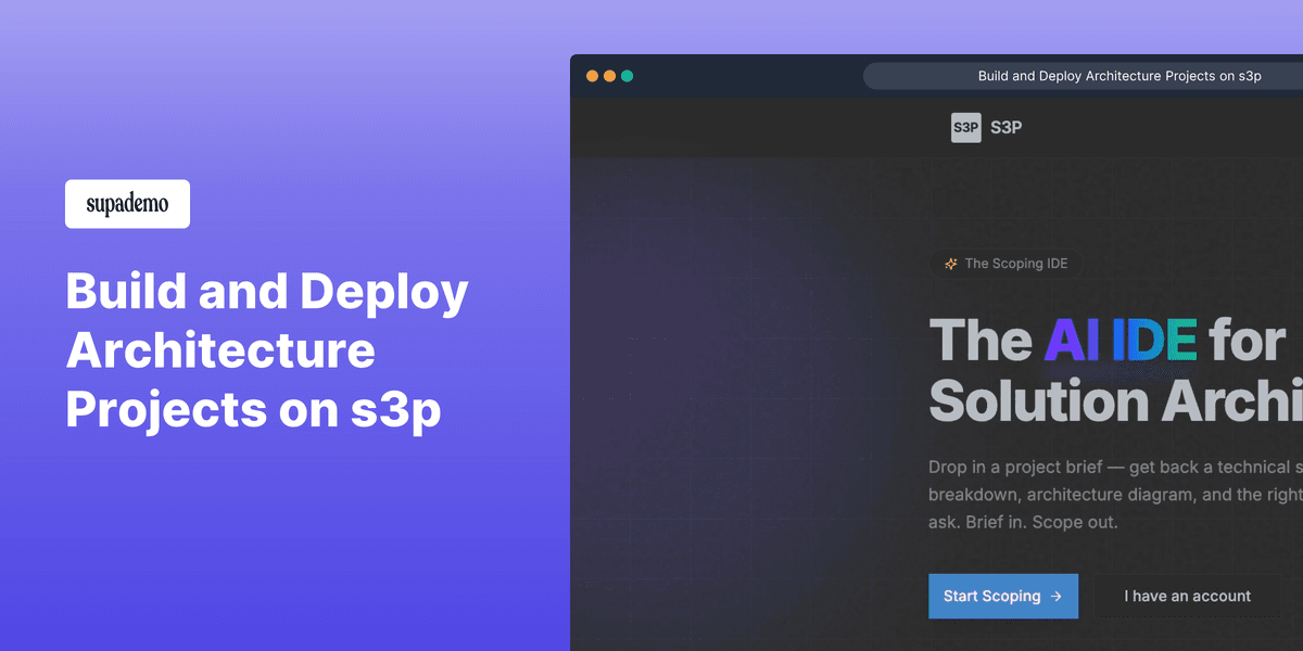 S3P — AI IDE for Technical Leadership screenshot 1