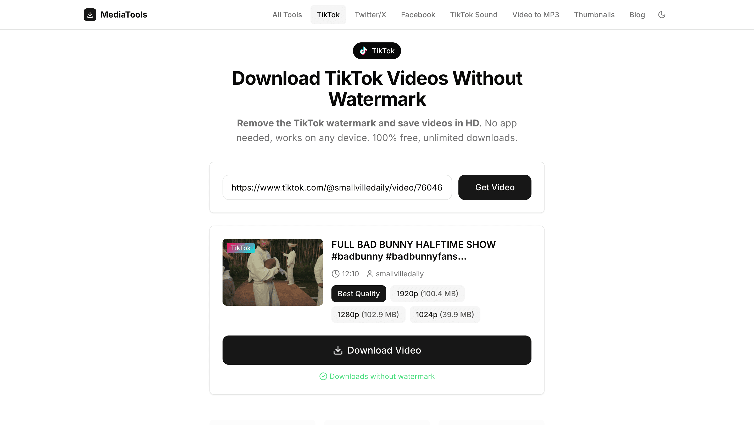 MediaTools screenshot 2