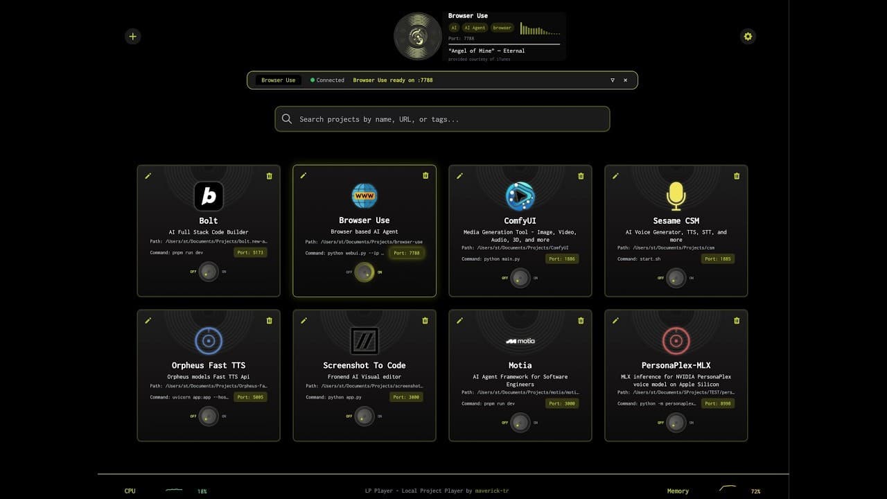 LP Player — Local Project Player screenshot 1