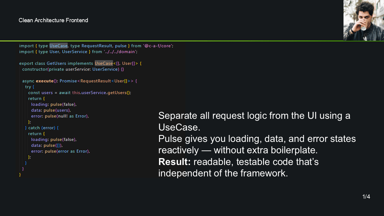 CAF – Clean Architecture Frontend screenshot 4