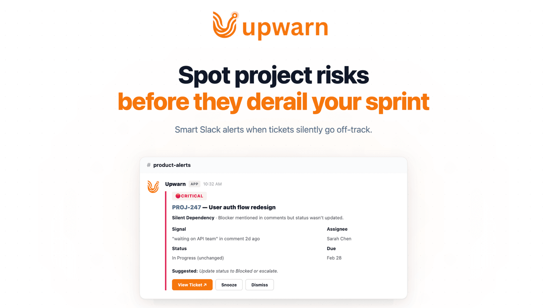 Upwarn screenshot 2