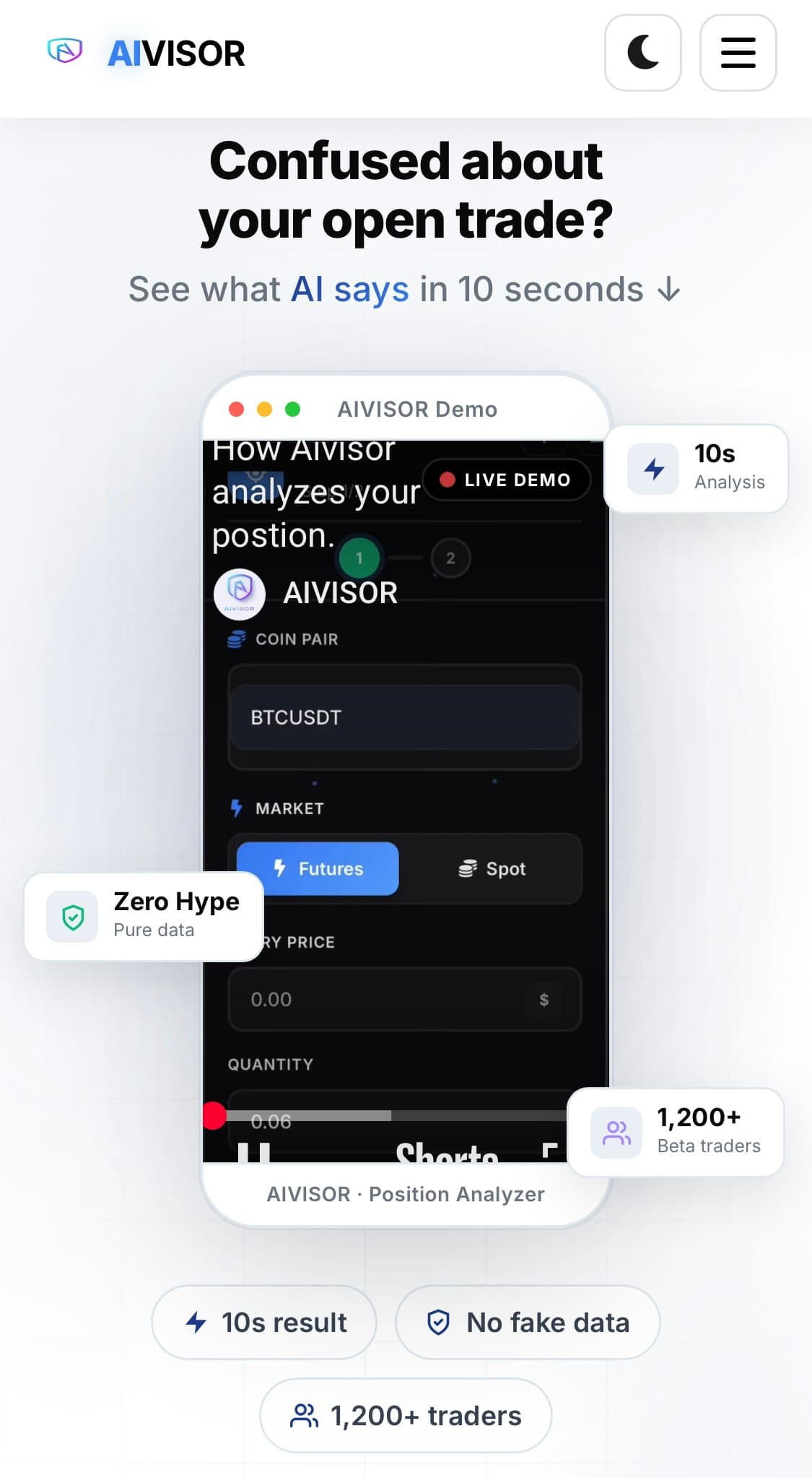 AIVISOR – Structured Postion Analyzer screenshot 1