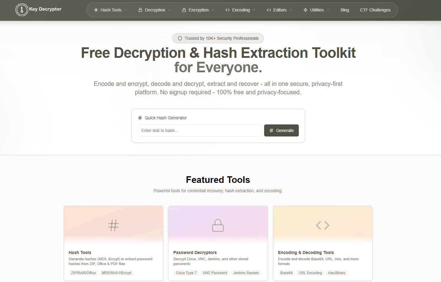 Key Decryptor screenshot 2
