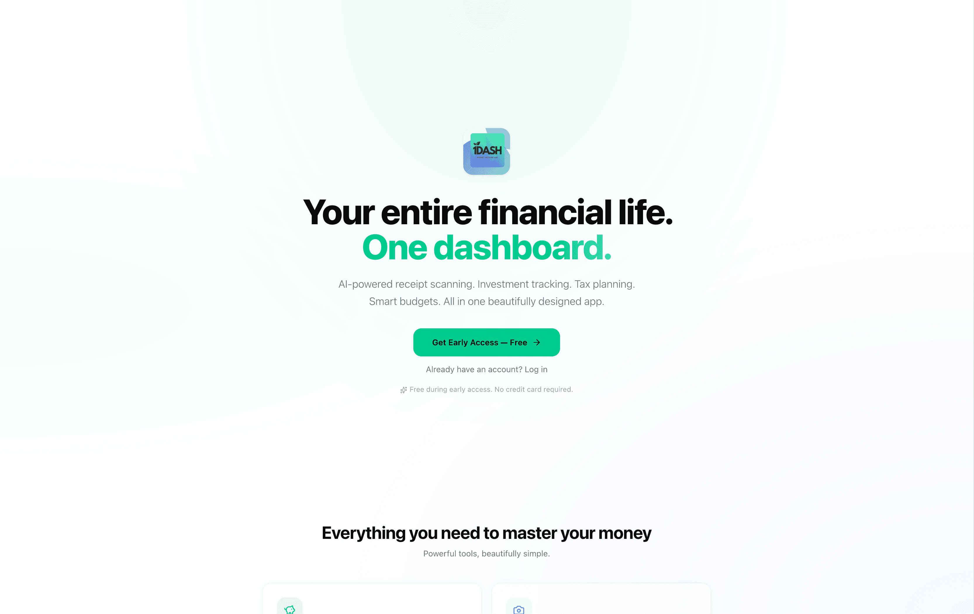 1Dash — Pocket Accountant screenshot 1