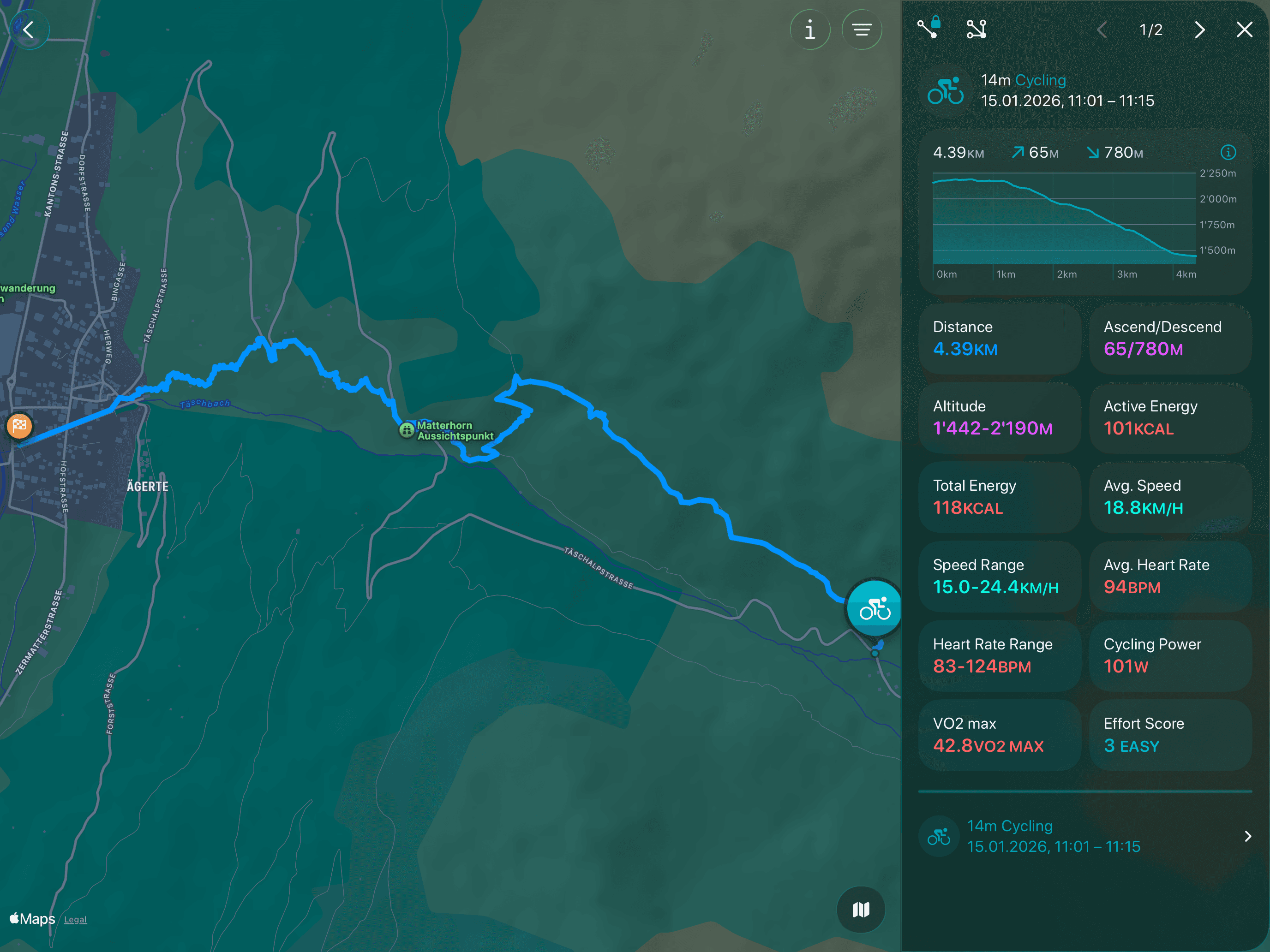 WorkoutMap screenshot 3