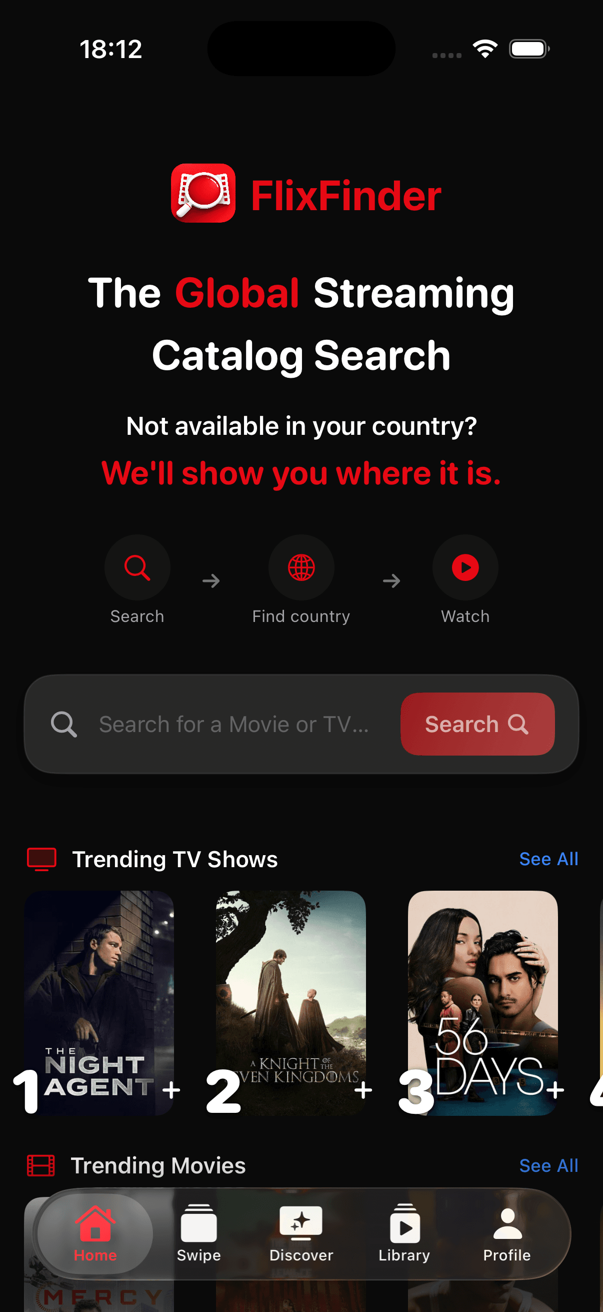 FlixFinder - Find Where to Stream screenshot 1
