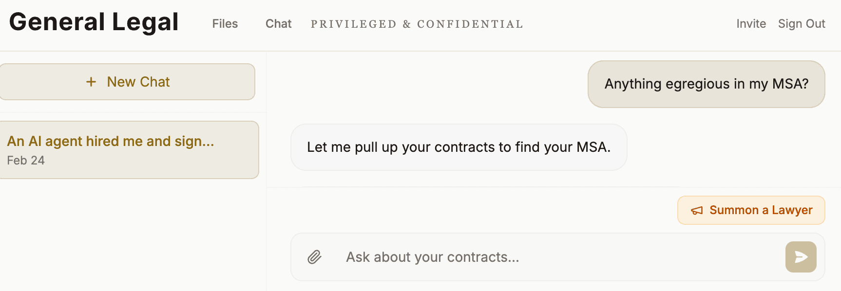 General Legal screenshot 4