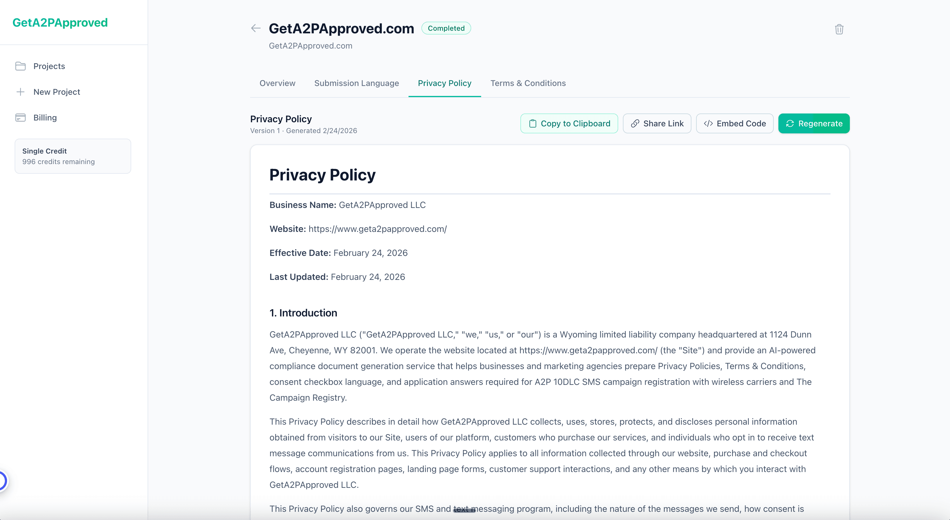 GetA2PApproved screenshot 4