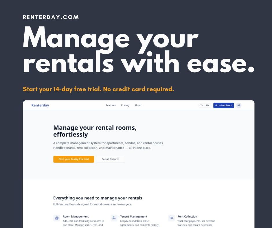 Renterday screenshot 1