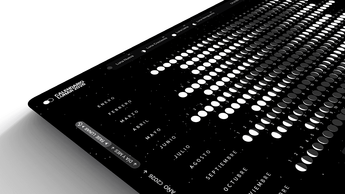 Generador de Calendarios Lunares screenshot 1