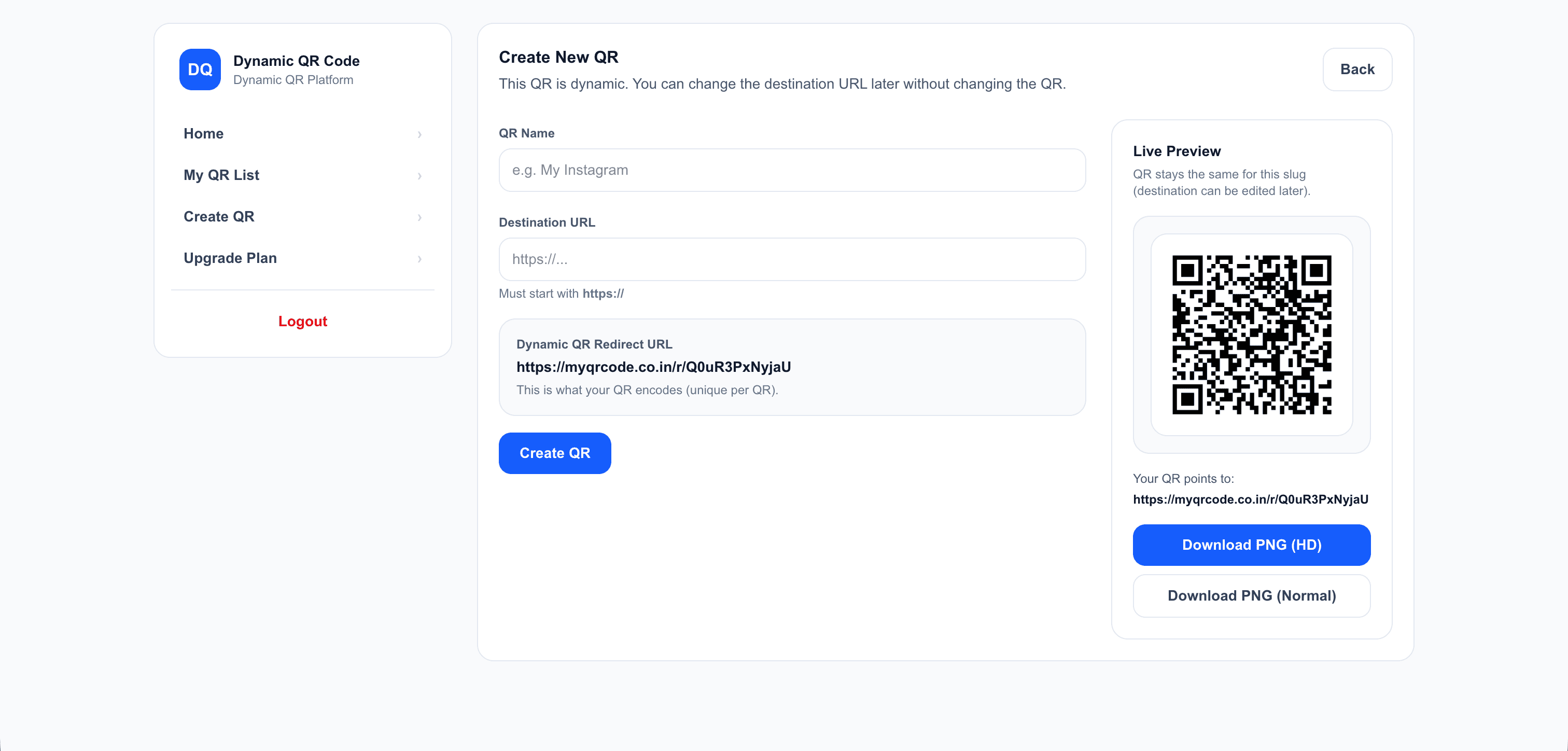 DynamicQR — Editable & Trackable QR Code screenshot 3