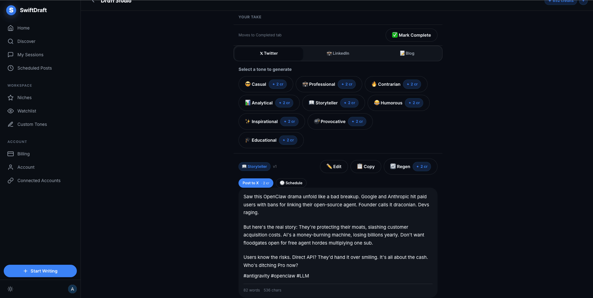 SwiftDraft screenshot 4