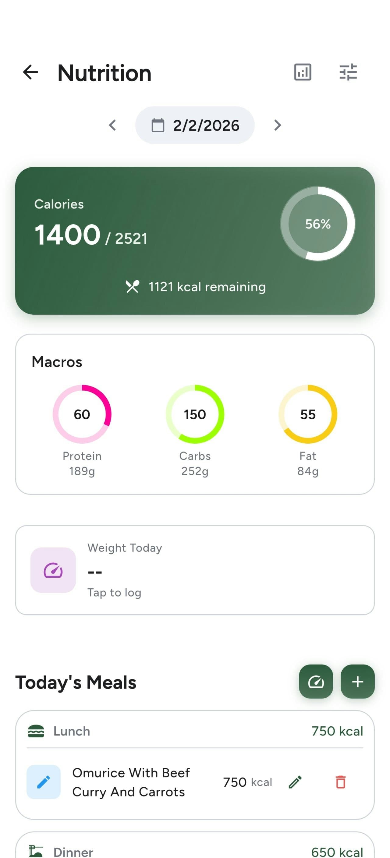 mealSense screenshot 3