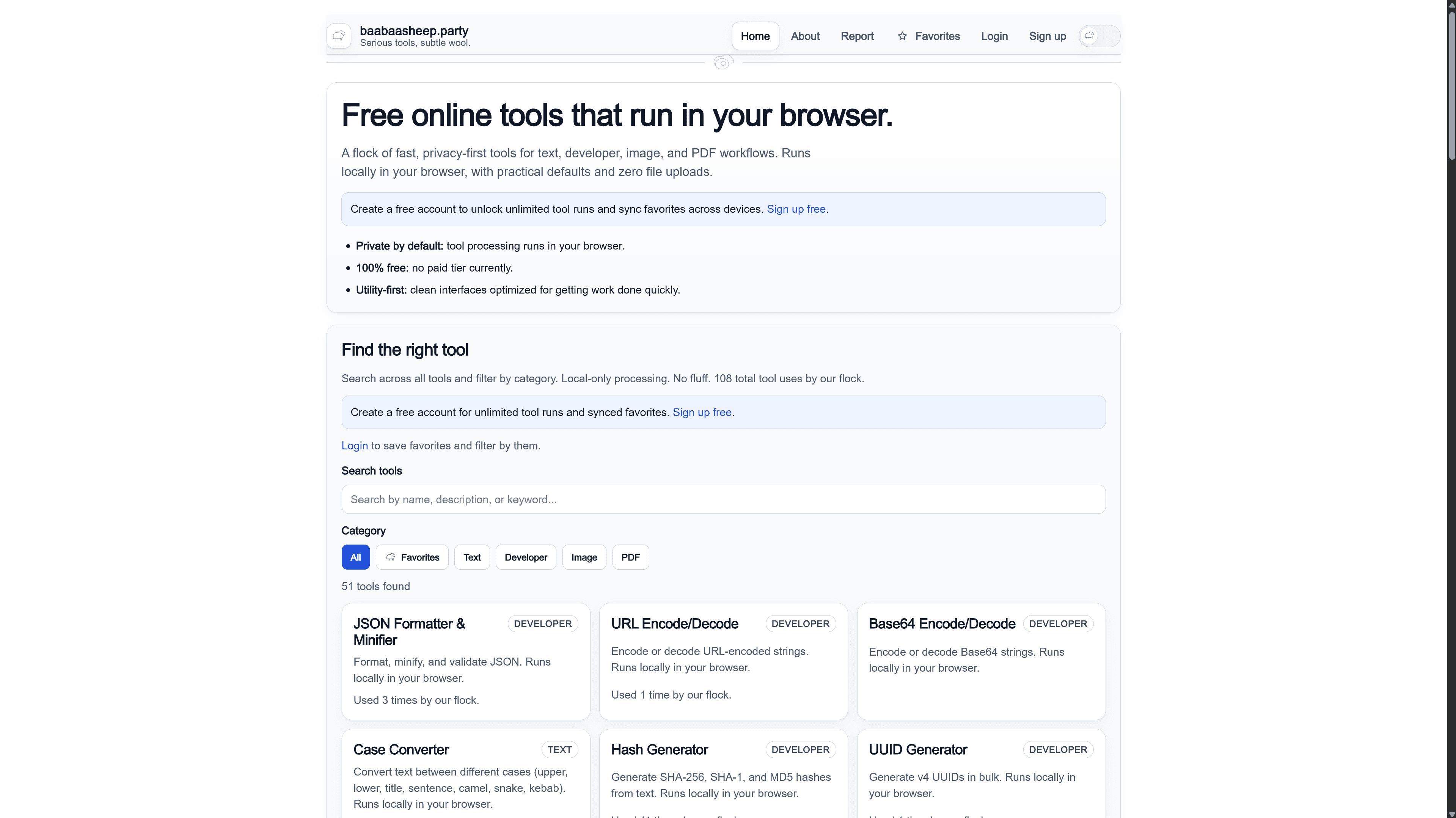 Online Tools by baabaasheep.party screenshot 2