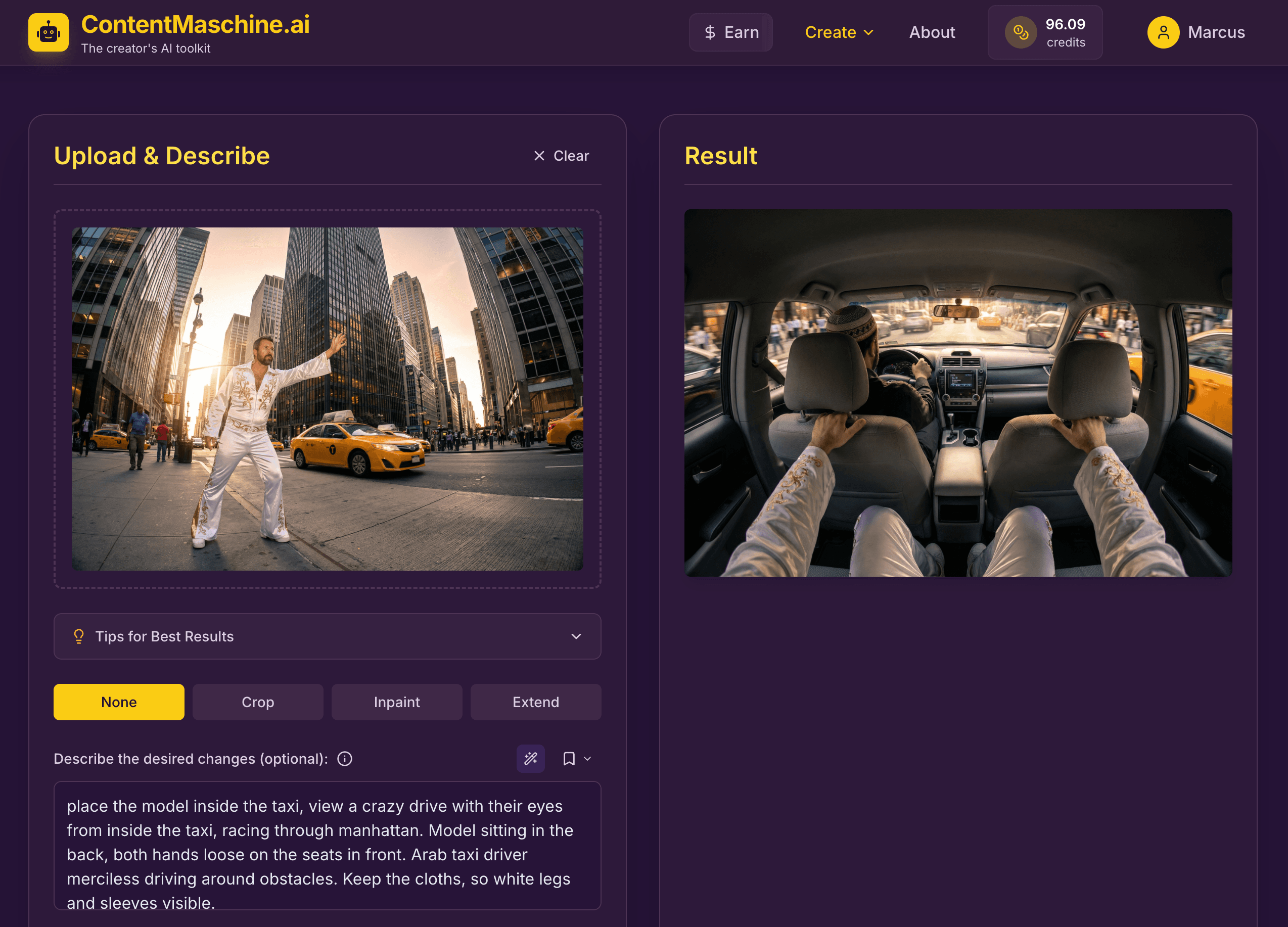 ContentMaschine.ai screenshot 1