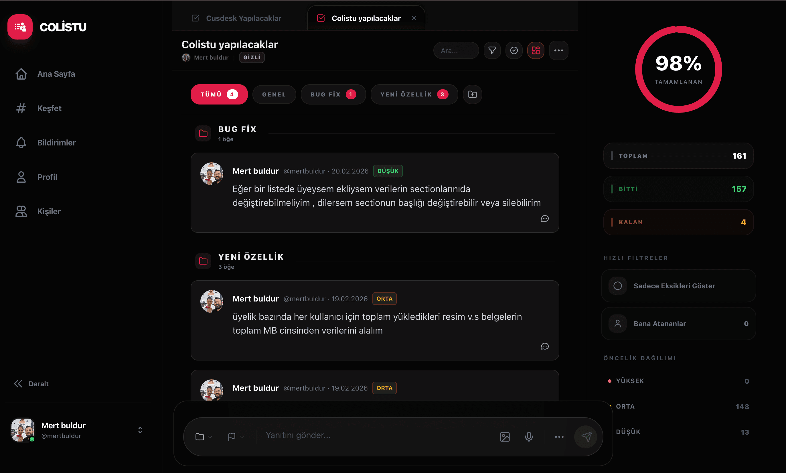 Colistu screenshot 1