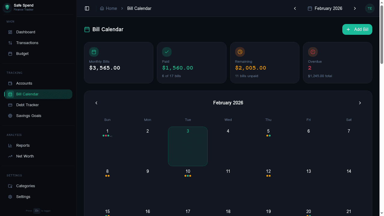 Safe Spend screenshot 4