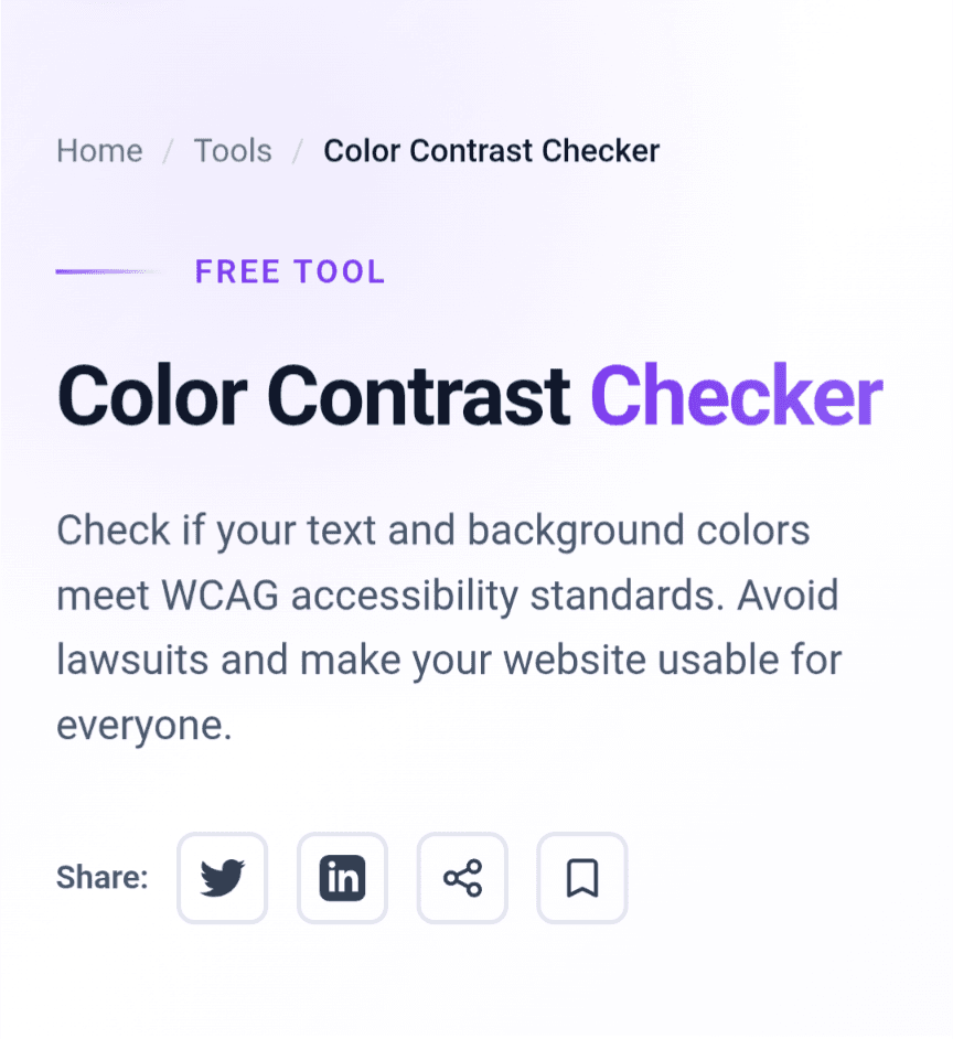 Color Contrast Checker screenshot 5