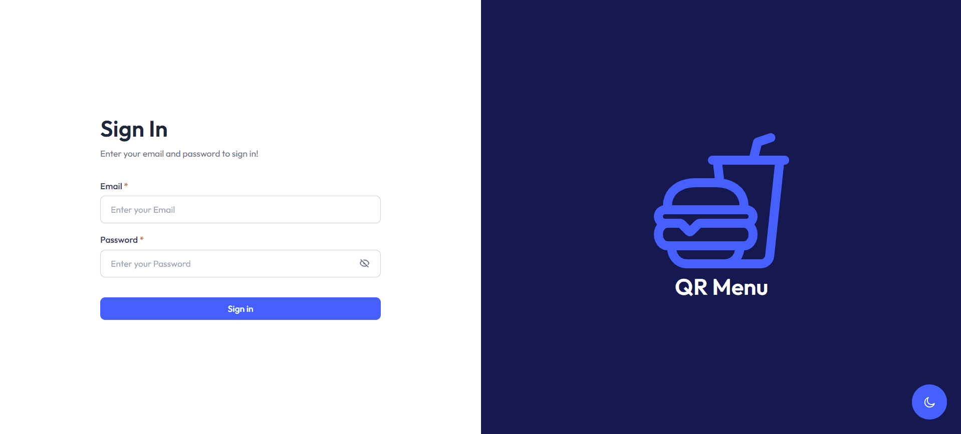 Smart QR Menu System screenshot 2