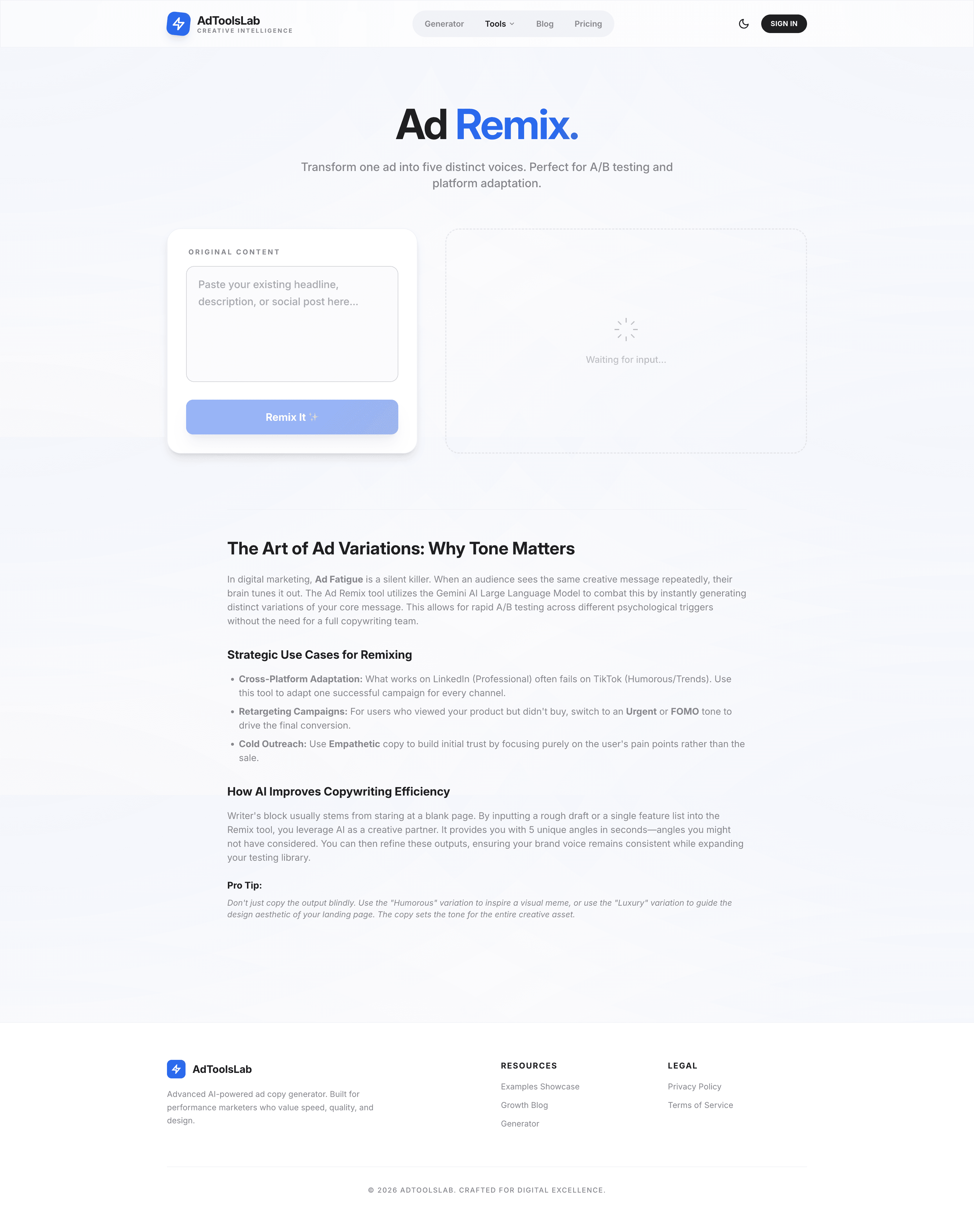 AdToolsLab screenshot 2