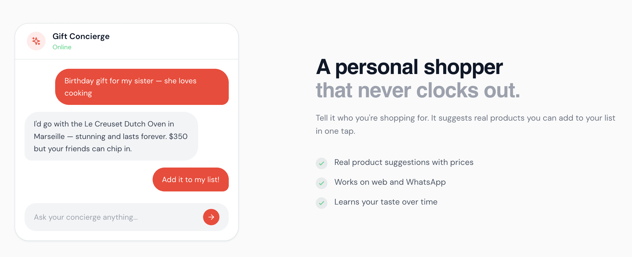 The Giftist - AI Concierge screenshot 5