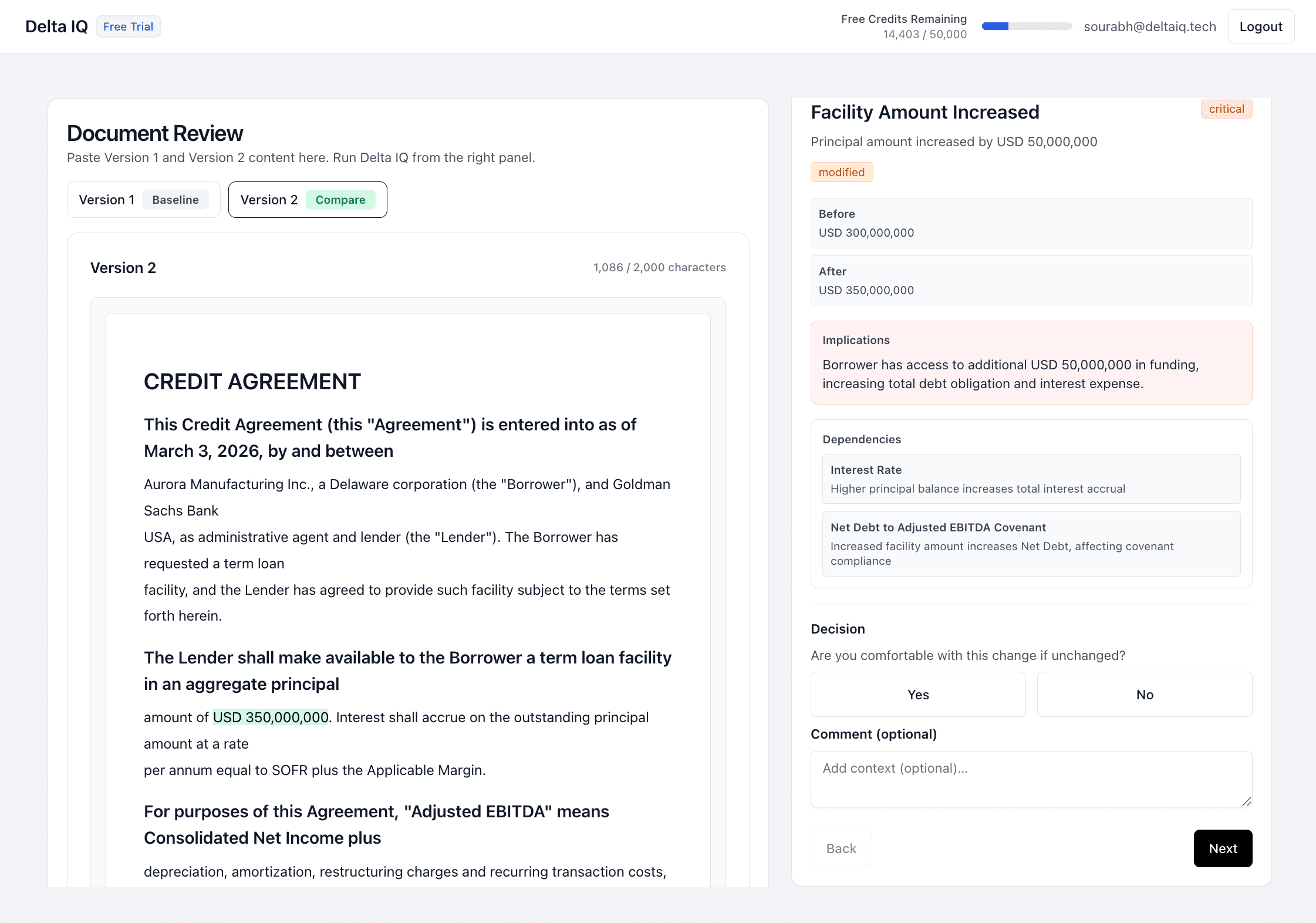 Delta IQ screenshot 4