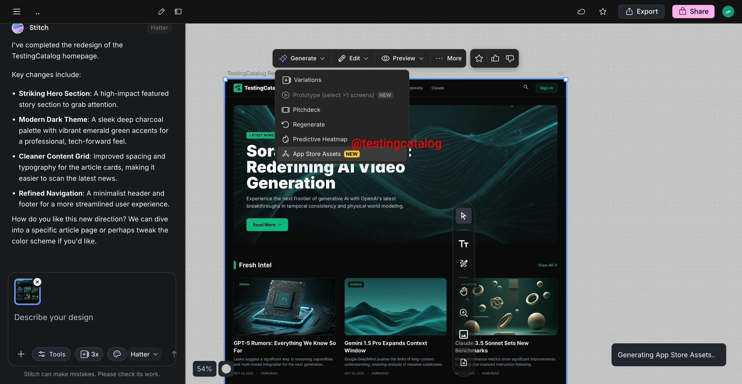 Stitch by Google screenshot 4