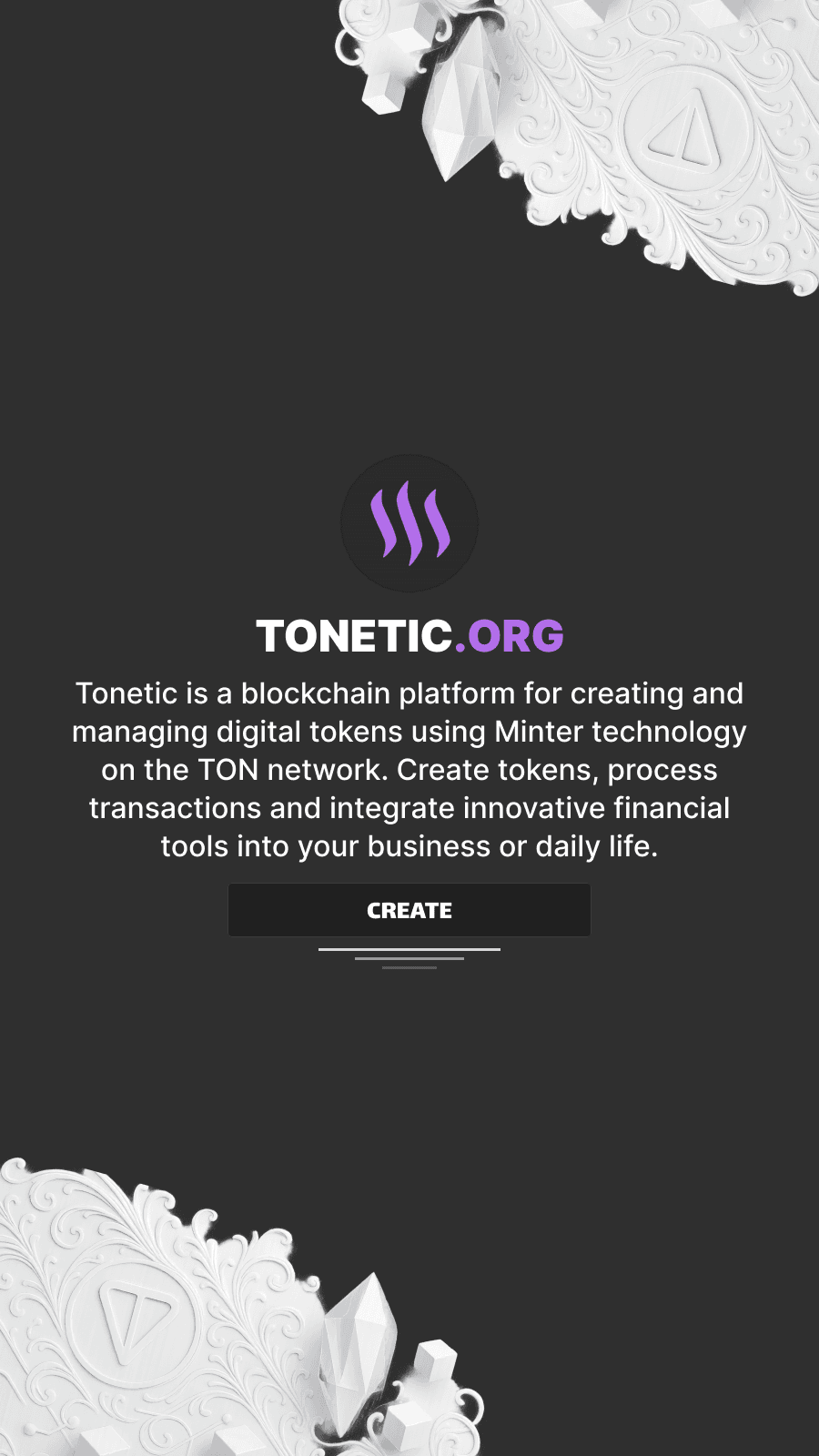 Tonetic - Create, Deploy token on TON screenshot 1